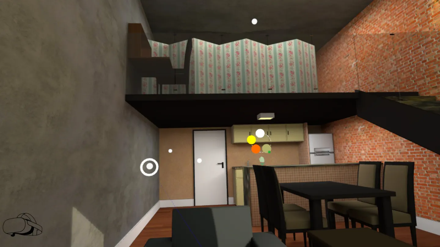 Customized finishes shown in the VR environment