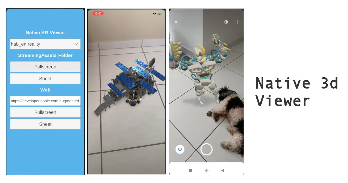 Native 3D Viewer publisher banner