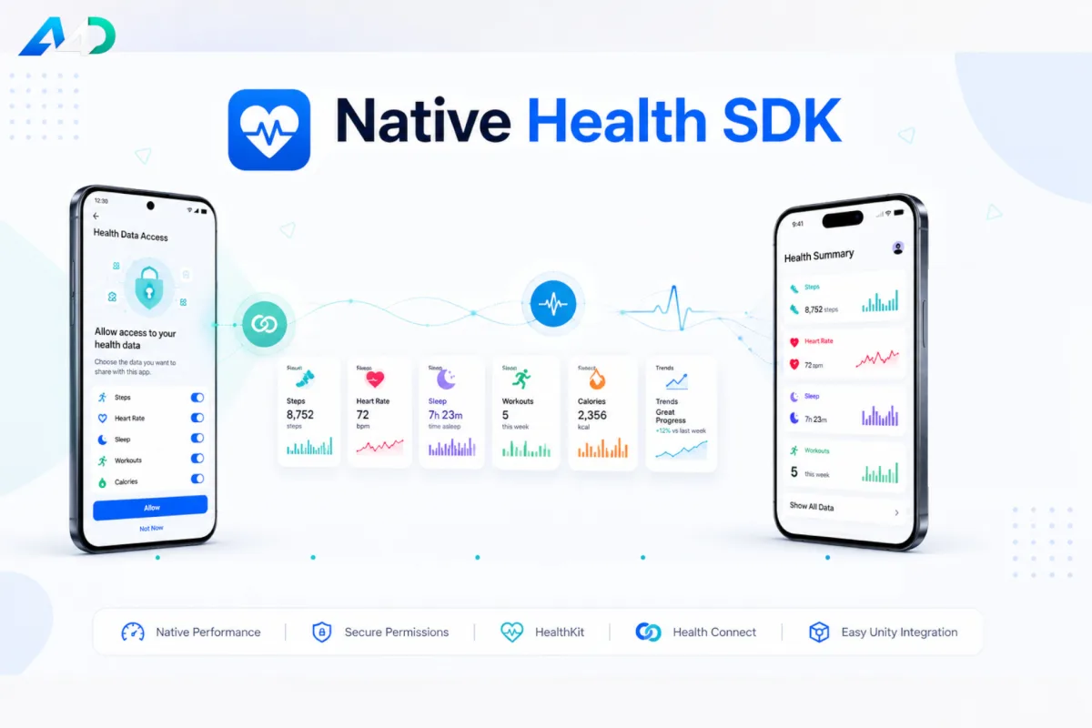 Native Health SDK Unity Asset Store artwork