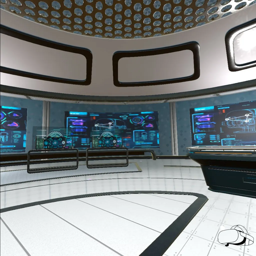 Main navigation area inside the Vale Hall virtual experience